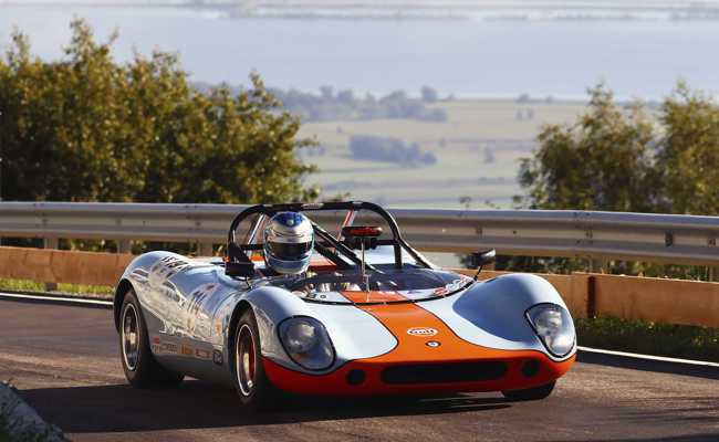 Am siebten Historischen Bergsprint ist ein fahrendes Museum unterwegs