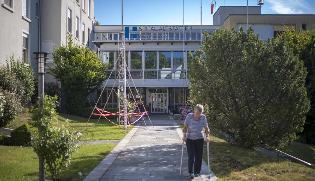Alles auf Halt: Spital in Altstätten.