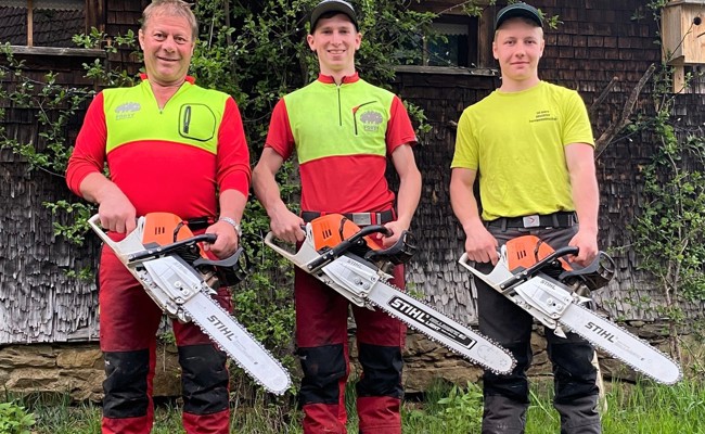 Altstätter gewinnen am Kantonalen Holzerwettkampf
