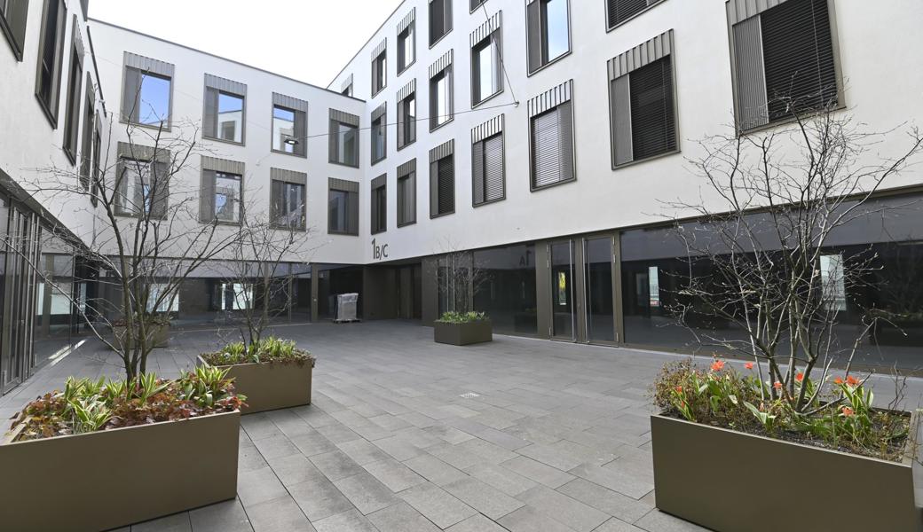 Die Bibliothek bezieht einen grossen Raum im Parterre der Freihof-Passage.