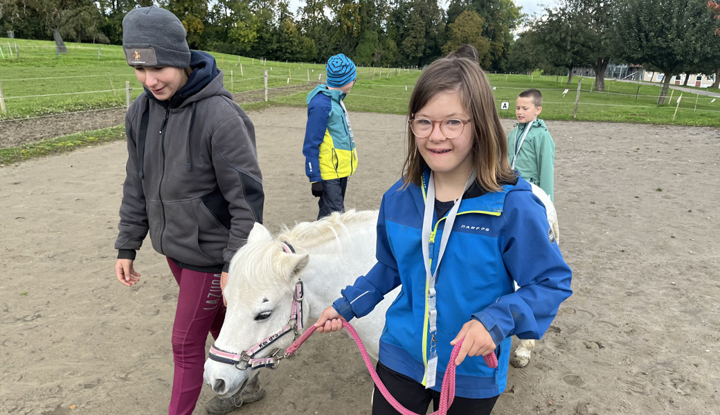 Die Kinder genossen die Woche mit den Ponys. 