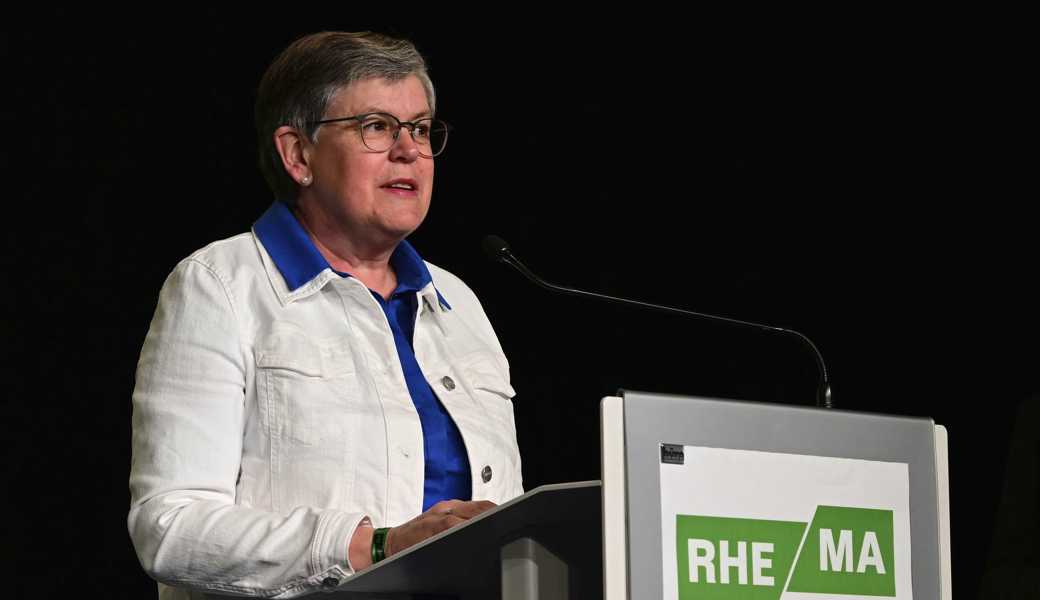 Kantonsratspräsidentin Barbara Dürr sprach als Vertreterin des Kantonalverbandes.