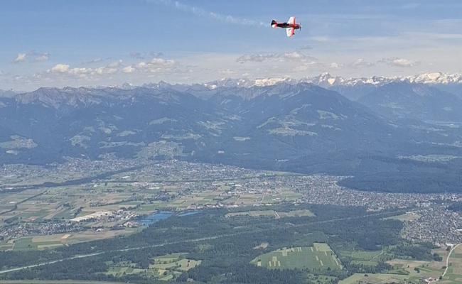 Die dritte Airshow bot ein atemberaubendes Spektakel auf 1794 Höhenmetern