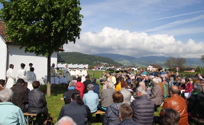 Pfarrei feierte das Auffahrtsfest beim Judas-Thaddäus-Bildstöckli
