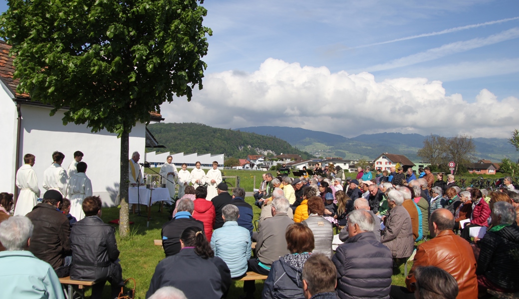 Auffahrtsgottesdienst beim Judas-Thaddäus-Bildstöckli in Eichenwies