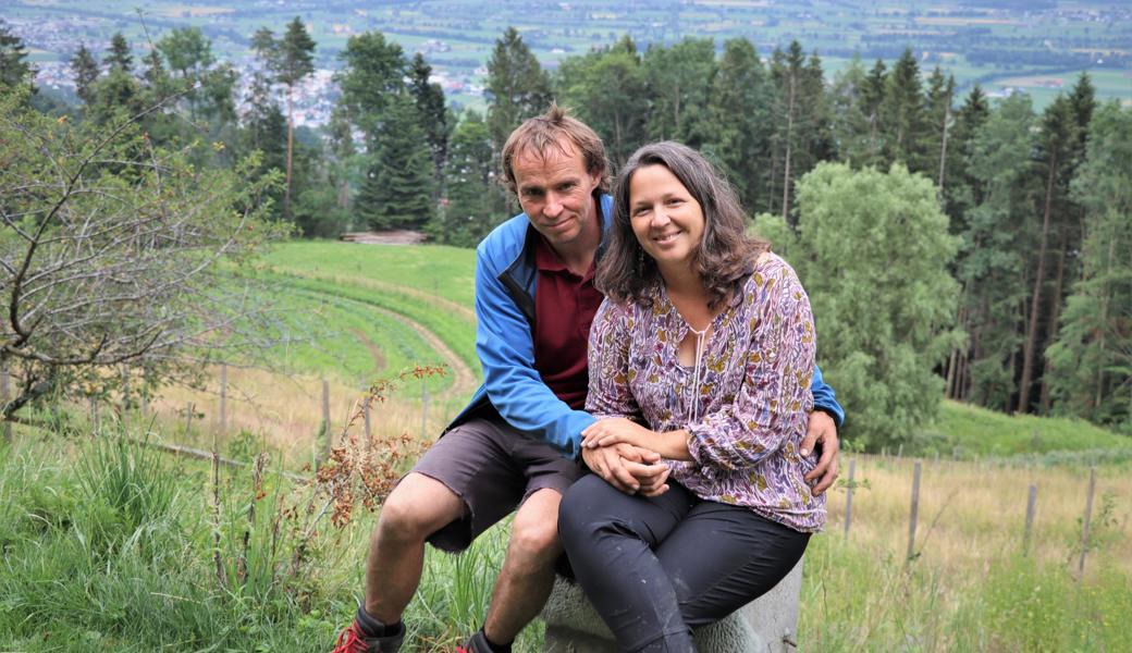 Marcel und Manuela Schmid betreiben seit sieben Jahren den Hof Morgarot.