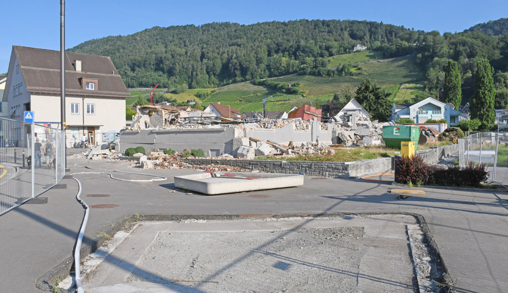 Historisches Gebäude der Alpha Rheintal Bank weicht einem modernen Neubau