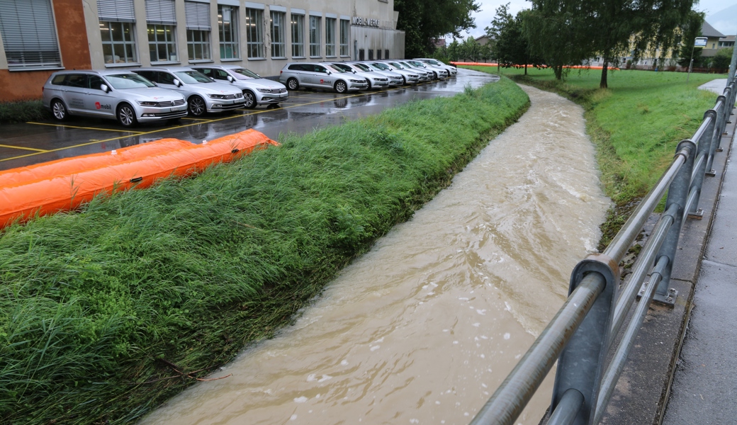 Der Littenbach bei der Mobil Werke AG.