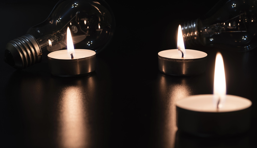 Eine Stunde ohne Strom: Nicht nur das Licht ging aus am Sonntagabend