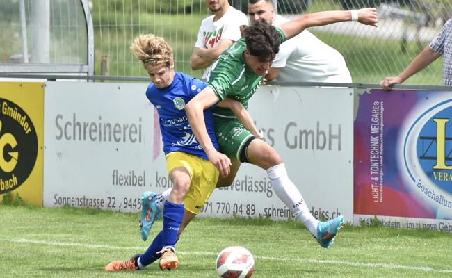 Der FC Rebstein schiesst, Sandro Gilomen pariert