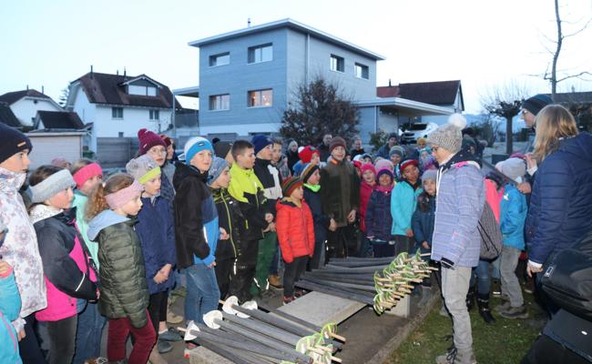 Fackelumzug zum Funken