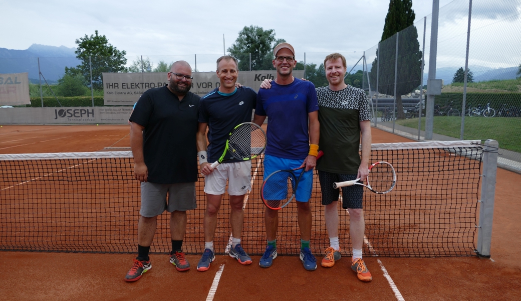 Von links: Michael Schneider, Björn Schneider, Frank Blöchlinger und Markus Tschann