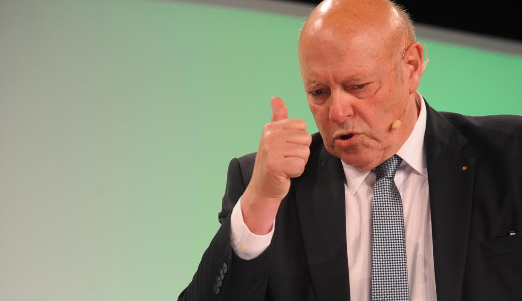 Ulrich Giezendanner,  Transportunternehmer und Nationalrat: «Überall, wo nicht geführt wird, herrscht bald einmal das Chaos.»