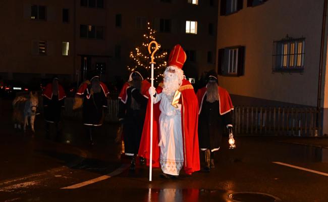 Bilder vom Klauseinzug in St.Margrethen