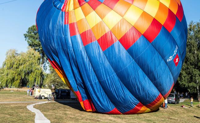 Bruchlandung mit Heissluftballon