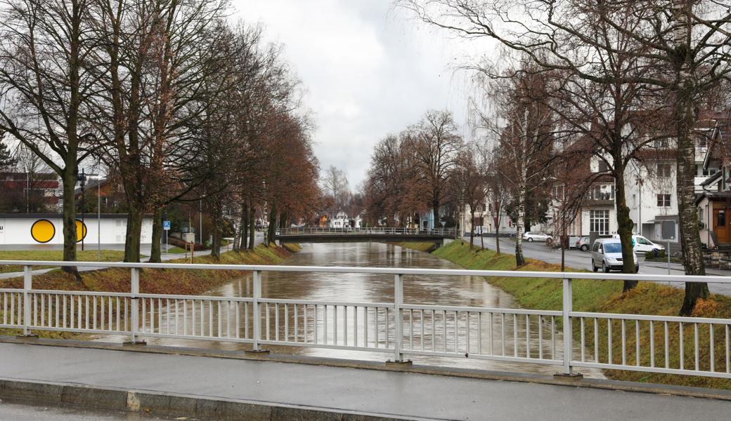 Der Kanal in Widnau.