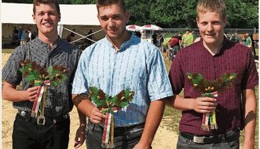 Drei Doppelzweige am  NOS-Nachwuchsschwingfest