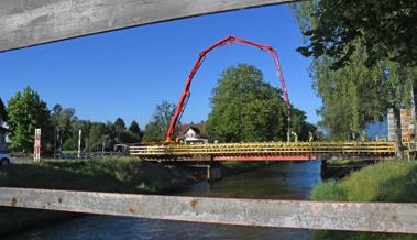 Neue Sternenbrücke wird betoniert