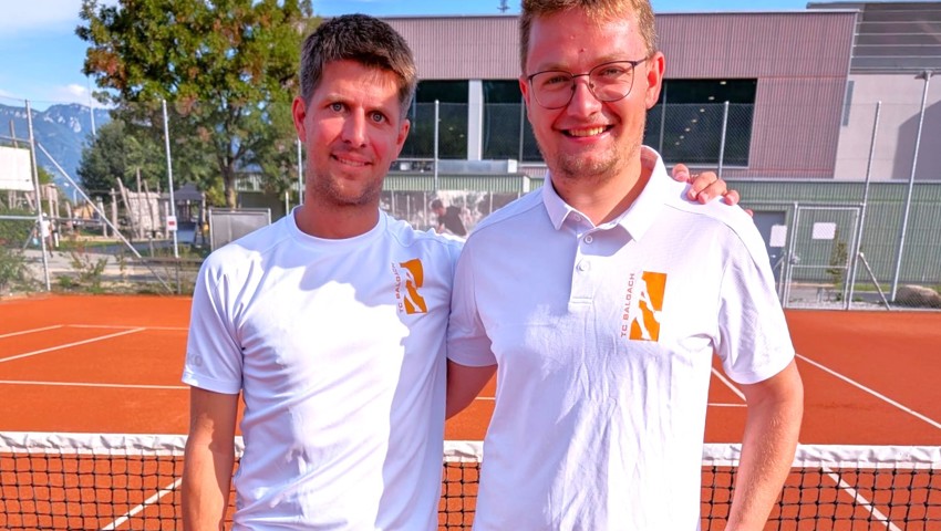 Bei den Aktiven setzte sich Baltus Ritz (rechts) im Final gegen Lukas Durot durch.