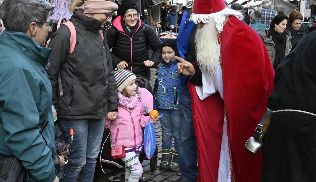 Der Altstätter Klausmarkt soll heute zwar stattfinden. Eine solch herzliche Stimmung wie letztes Jahr dürfte aber kaum aufkommen. Allein schon wegen der Maskenpflicht, die heuer gilt.
