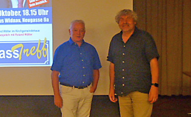 Neugass Treff: Feierabendgespräch mit Roland Wälter