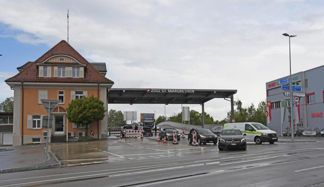 Am St. Margrether Zoll herrschte am Mittwoch normaler Betrieb. 
