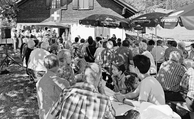Alpgottesdienst auf der Wogalp