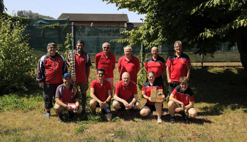 v.l.n.r. ASV Altstätten, ASV Herisau-Waldstatt, ASV Degersheim