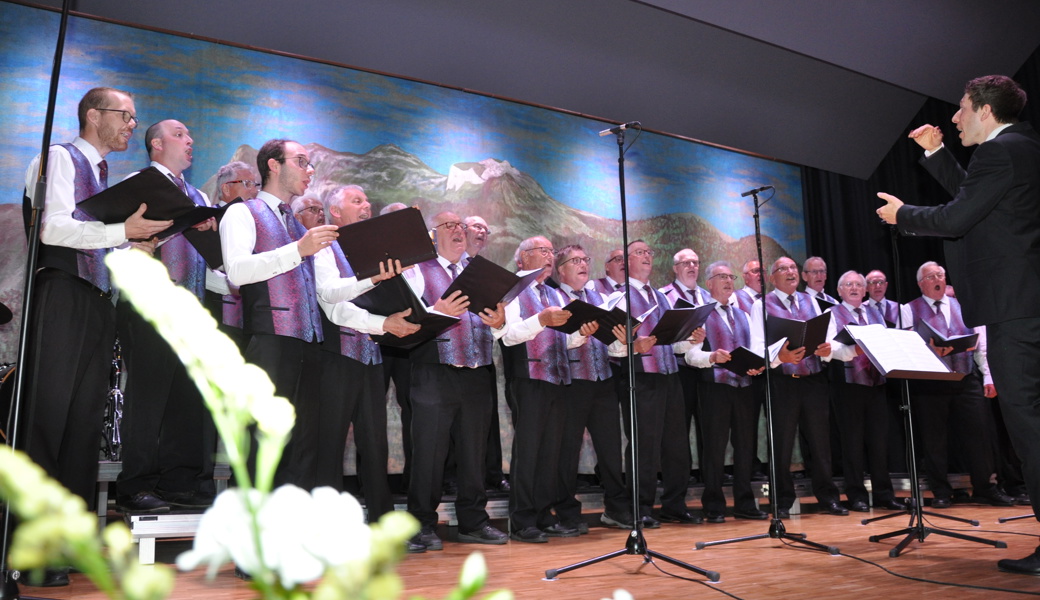 Männerchor-Unterhaltung: ein Ausdruck gelebter Dorfgemeinschaft
