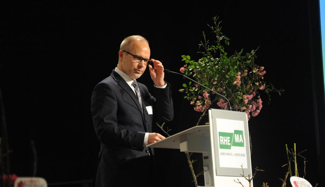 Regierungspräsident Stefan Kölliker: «Die Rhema ist eine fürs Rheintal wichtige Netzwerkplattform.»