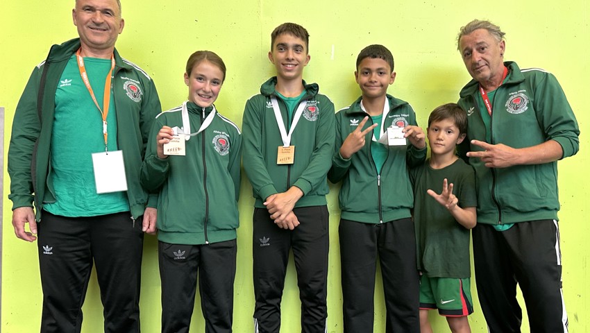 Die Freude über die Medaillen war gross. Die Freude über die Medaillen war gross.