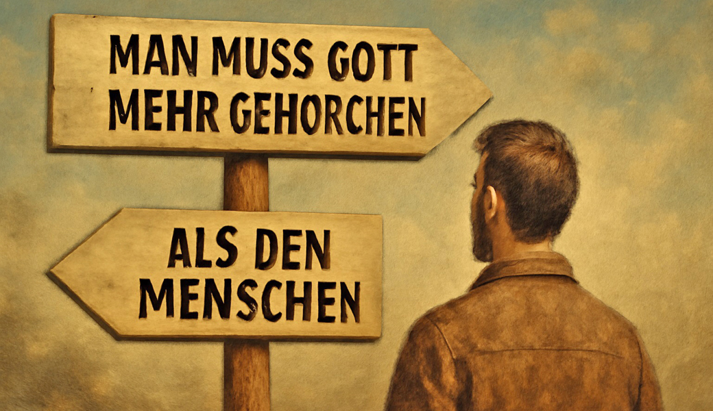 Es kann sein, dass Ungehorsam zur Pflicht wird – das ist eine Frage des Gewissens