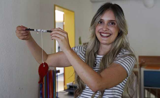 Anja Bartholet startet heute als Kindergartenlehrperson und erfüllt sich ihren Traum