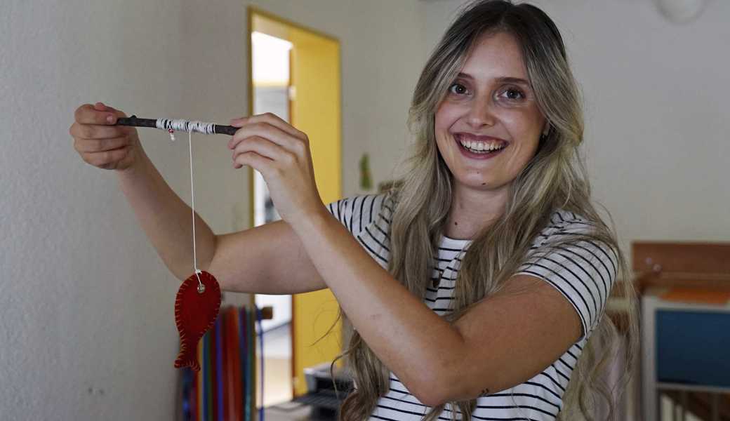Spielte schon mit ihren Geschwistern «Schüelerlis:» Staads neue Kindergärtnerin Anja Bartholet. 