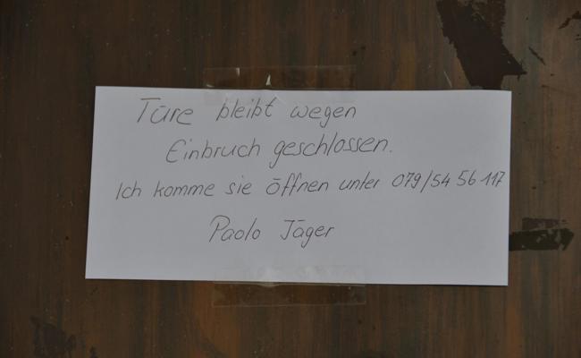 Keine Beute bei Kircheneinbruch