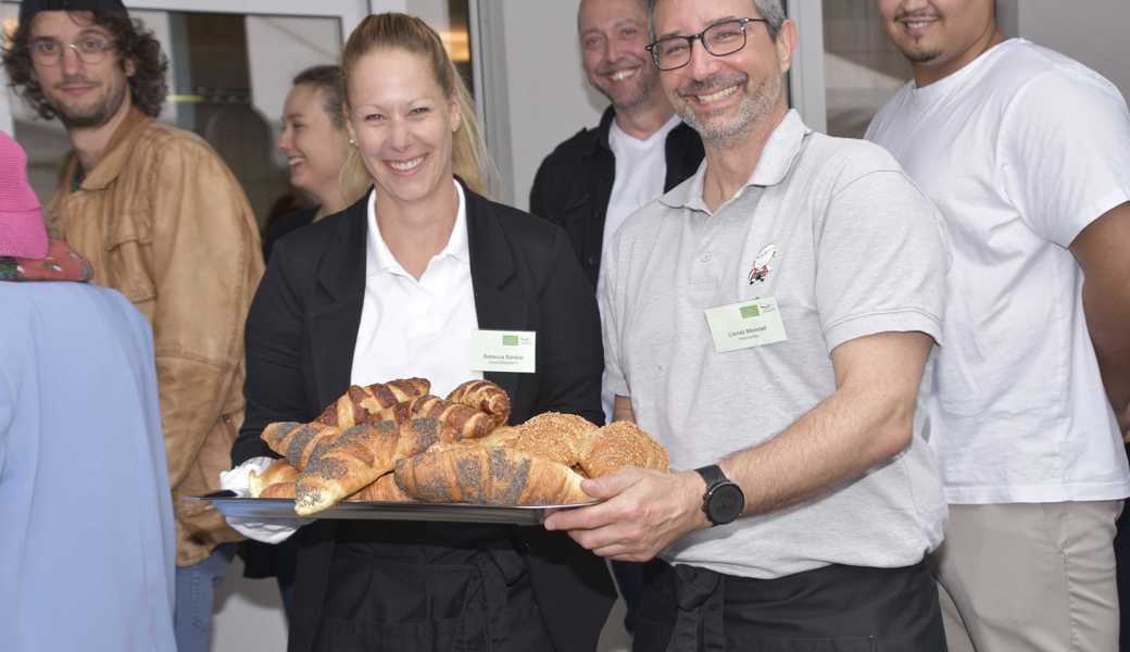 Geschäftsleiterin Rebecca Salokat und Heimleiter Lionel Monnet.
