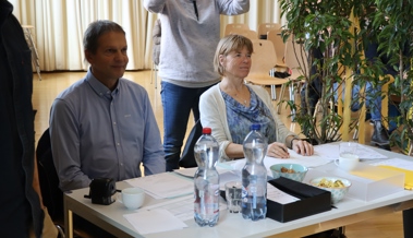 Martin Schelling und Veronika Ortner-Dehmke bildeten die Jury für die Ensemble-Wettbewerbe im Chunrat - Haus der Musik in Altstätten. Martin Schelling und Veronika Ortner-Dehmke bildeten die Jury für die Ensemble-Wettbewerbe im Chunrat - Haus der Musik in Altstätten.