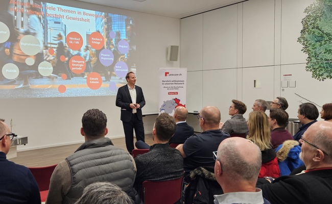 Neujahrs-Anlass procure.ch Region Ost – Ein gelungener Auftakt