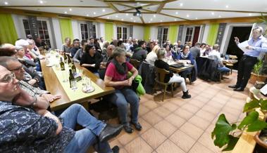 Saal im "Sternen" Kriessern war voll