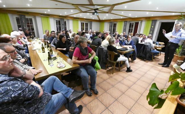 Saal im "Sternen" Kriessern war voll