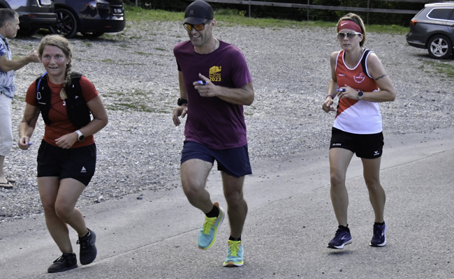 Viele Bilder vom Schwammlauf des Lauftreffs Mila Rheintal