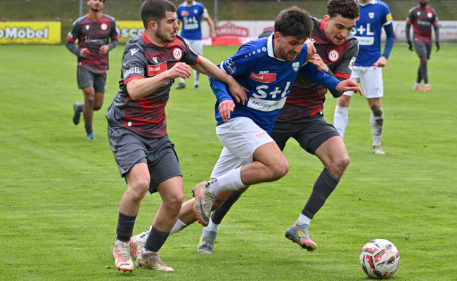 Kein Glück im Tessin: Der FC Widnau verliert in Mendrisio nach einer 2:0-Führung mit 2:4