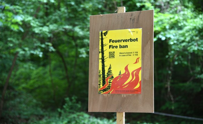 Weil grossflächige Waldbrände drohen: Feuerverbot im Wald gilt ab Freitag