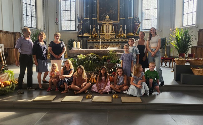 Die Pfarrei St.Nikolaus dankte für die Ernte