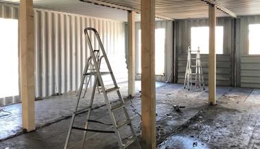 Transportraum ist schon als Wohnung erkennbar
