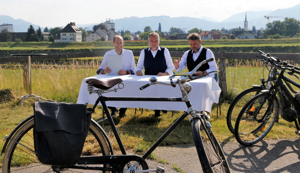 Mitwirkungsverfahren zur Velobrücke von Au nach Lustenau beginnt im Mai oder Juni