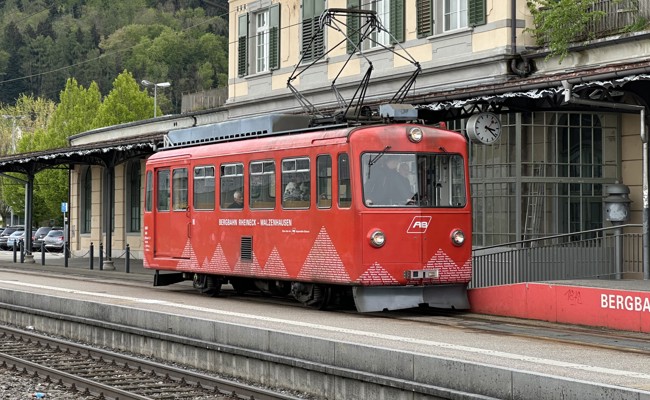 Appenzeller Bahnen testen Kollisionswarnsystem für den führerlosen Betrieb