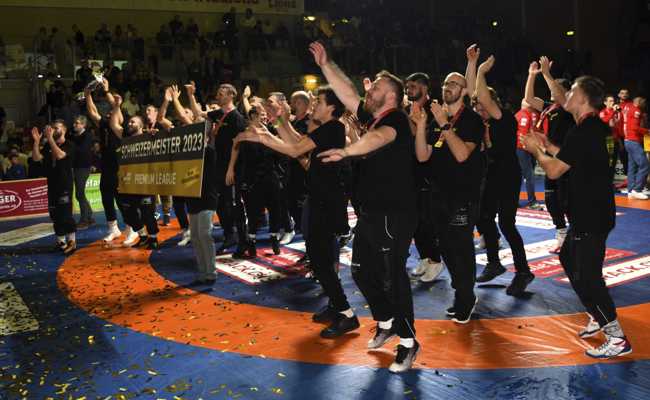 Deutlicher Sieg gegen die Willisau Lions: Die Kriessner Ringer waren im richtigen Moment in Bestform