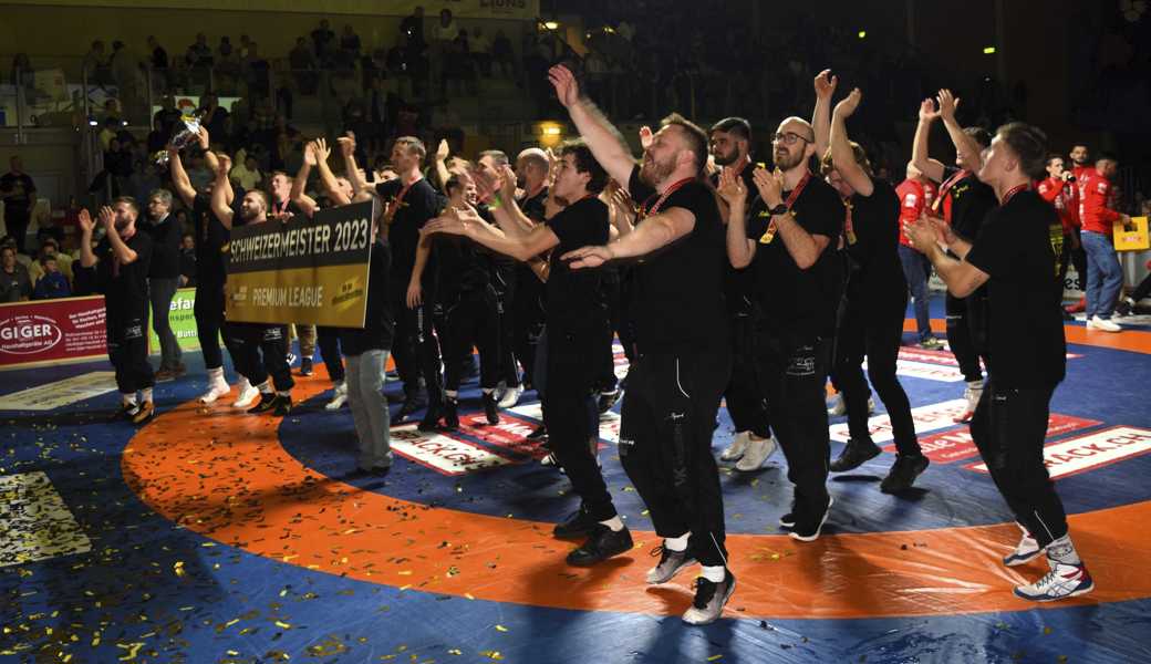 Die Kriessner Ringer feierten in Willisau ihren ersten Mannschaftsmeistertitel seit fünf Jahren. 