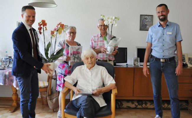Eine Berneckerin feiert heute den 100. Geburtstag: Anna Gonser